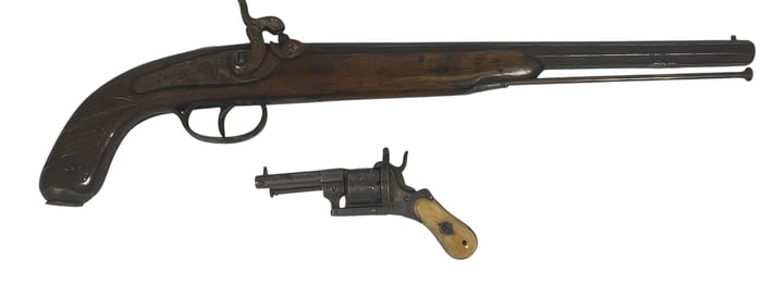 Lot of (2) Antique Pistols