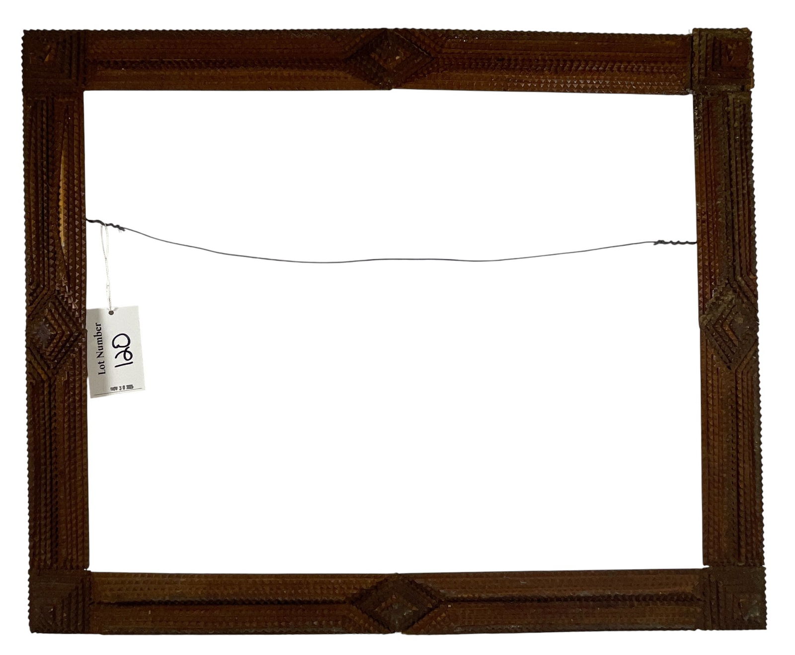 19th Century Tramp Art Frame (1 of 4)