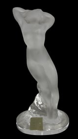 Lalique Crystal Dans Beige Dancer Figurine 11908