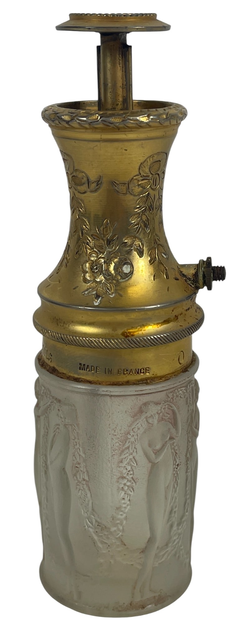 c1920 R. Lalique Frosted Le Parisien Perfume Atomozer (1 of 7)