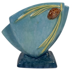 Vintage Roseville Art Pottery Pinecone Vase 272-6
