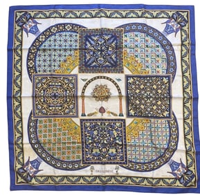 Hermes Ciels Byzantins Silk Scarf
