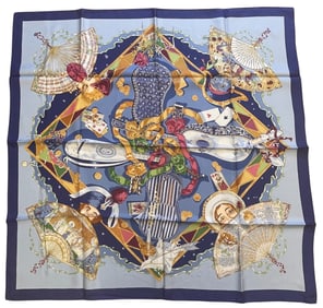Hermes Mon Ami Pierrot Silk Scarf