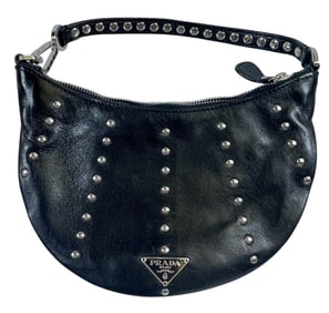 Vintage Prada Nappa Borchie Studded Bag