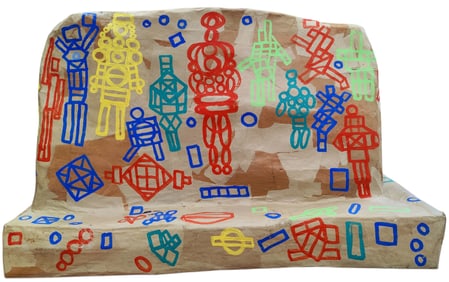 Monumental Alexander Ney Papier-mâché Sculpture