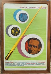 20th C. Fox, The Hustler, They Call Him "Fast Eddie" Poster