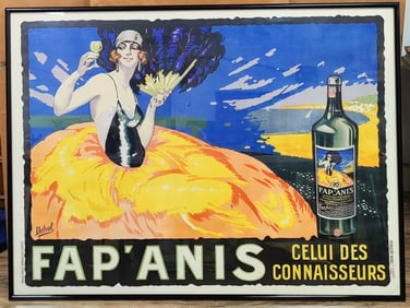 Fap'Anis Advertising Poster, Artist Delval, c. 1920s