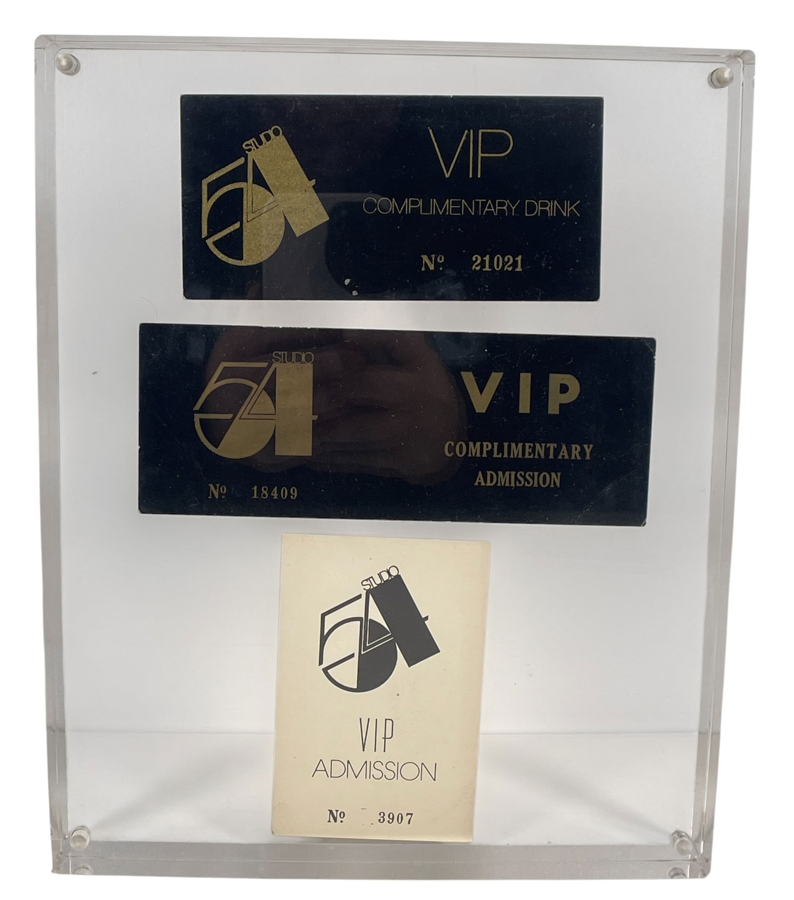 (3) Studio 54 VIP Admission / Drink Tickets (1 of 4)