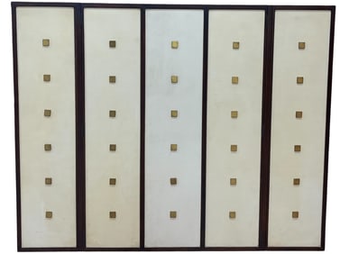 Mid Century Bert England for Johnson Furniture Hanging Wall Cabinet