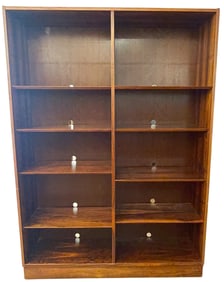 Mid Century Modern Paul Hundevad Danish Rosewood Bookcase