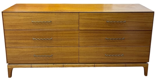 Mid Century Modern John Keal for Brown Saltman (6) Drawer Dresser