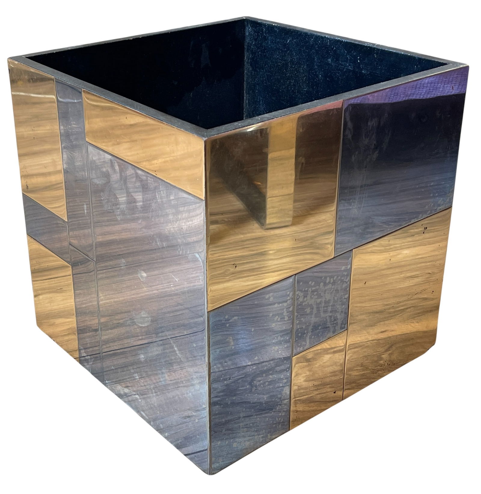 Paul Evans; Directional MCM Cityscape Metal Planter (1 of 7)