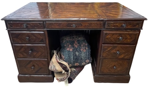 Theodore Alexander Castle Bromwich Carved Wood Desk
