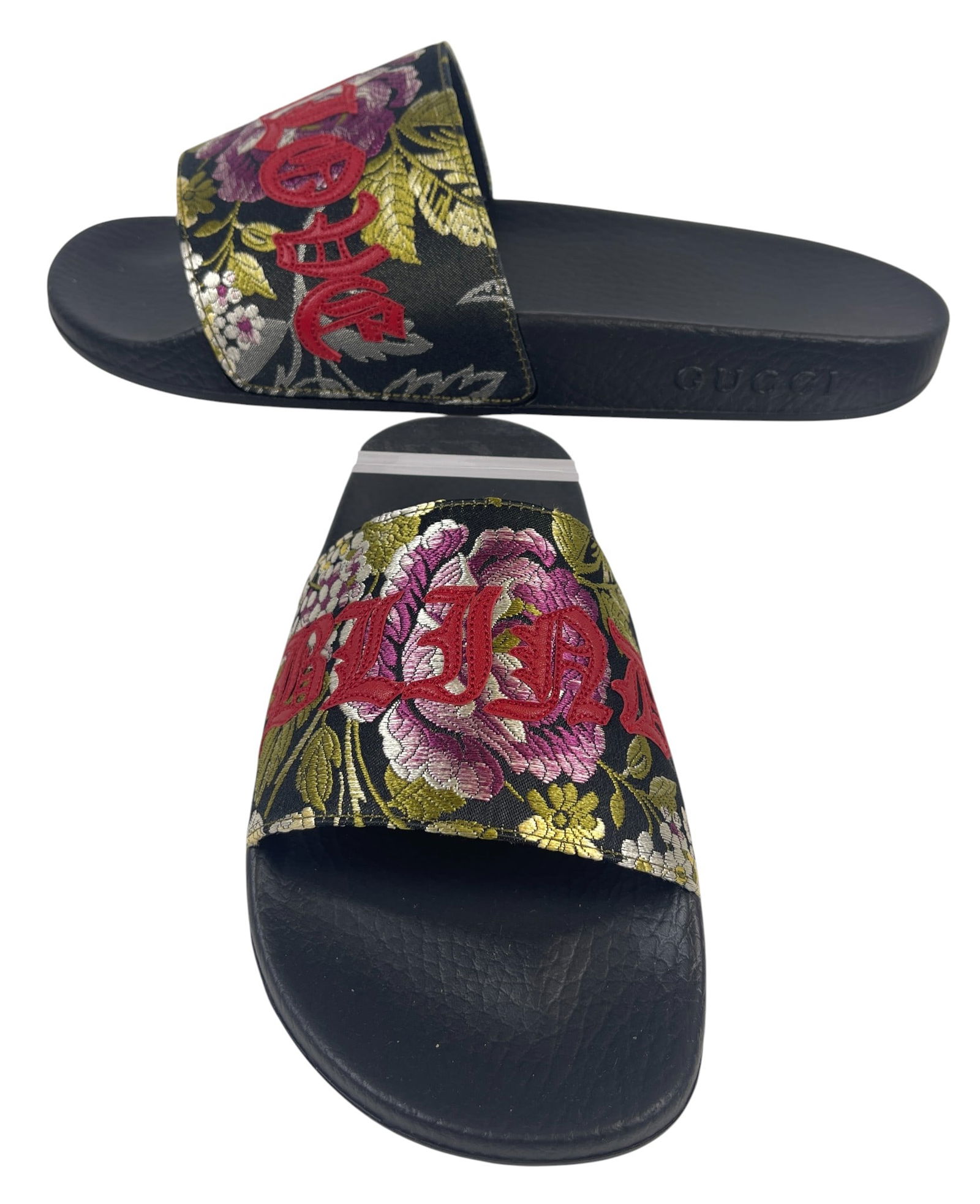 Gucci Mocassino Pelle Mors. Met. Suola Cuoio Vit.