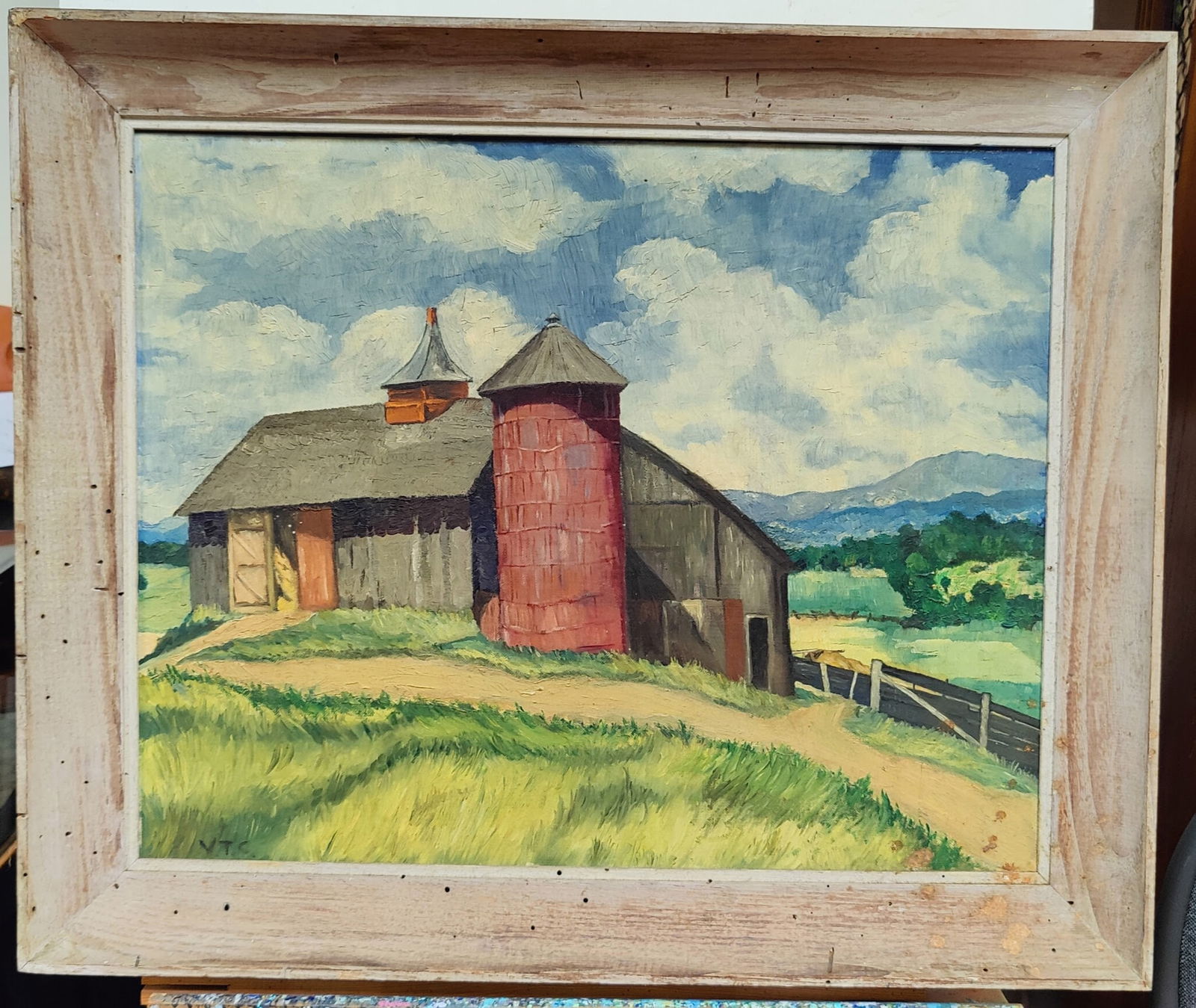 V T Cabot O/B Vemont Barn & Silo Style of Lucioni, 1959 (1 of 5)