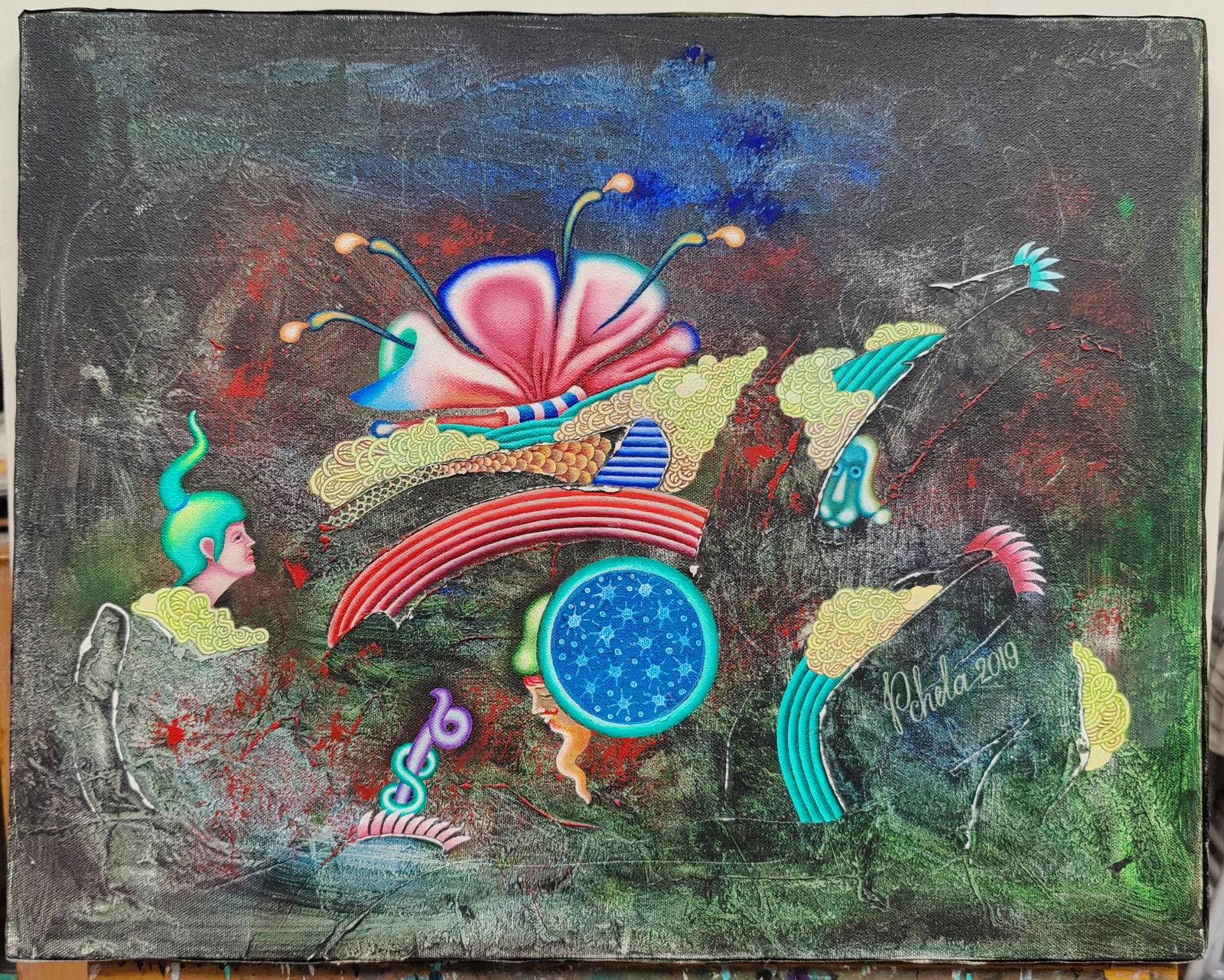 Sergey Pchelintsev O/C Post Surrealist Floral Dream State (1 of 4)