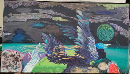 Sergey Pchelintsev O/C Post Surrealist Sea Creatures Dream