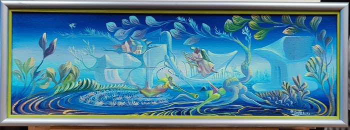 Charles Dufranc O/C Surrealistic Haitian Heaven