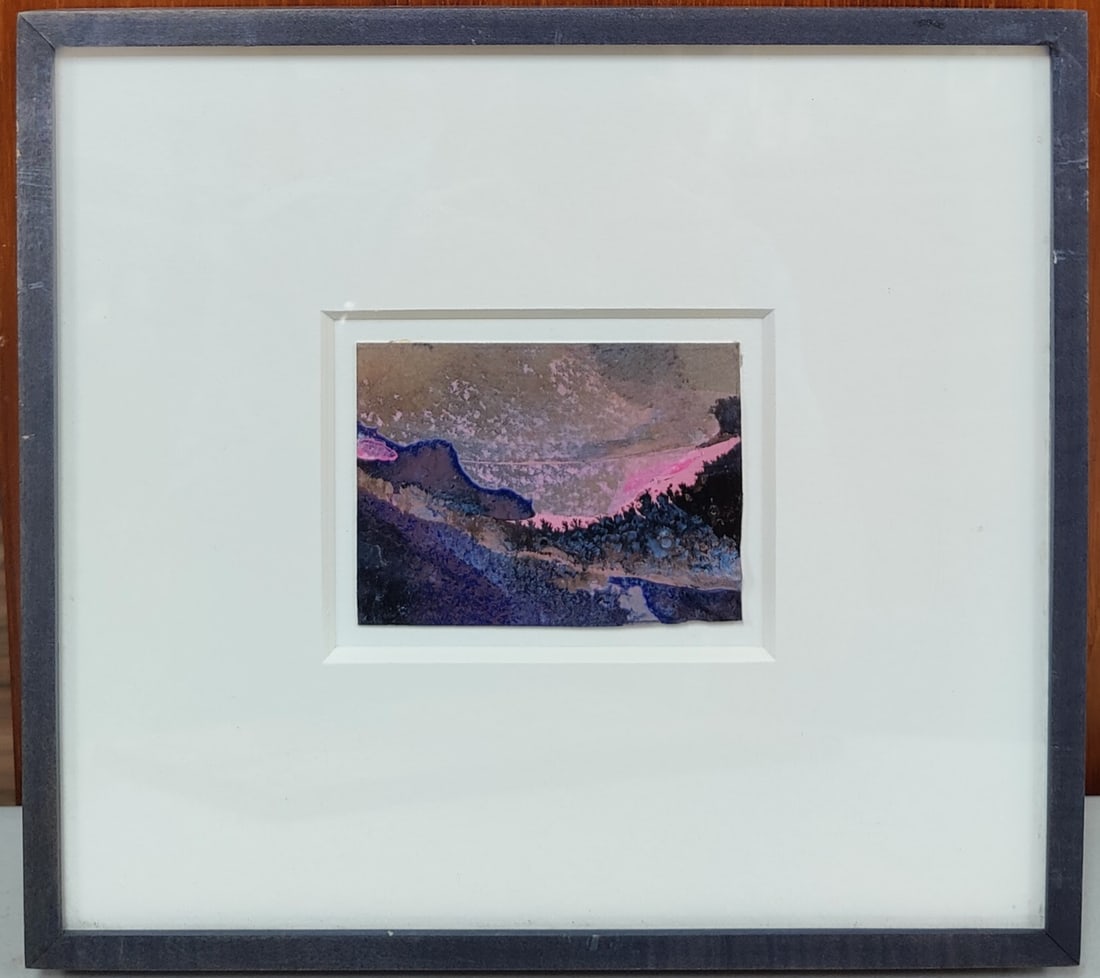 Bernyce Winick Aquamedia Gouache Abstract Sereno I (1 of 4)