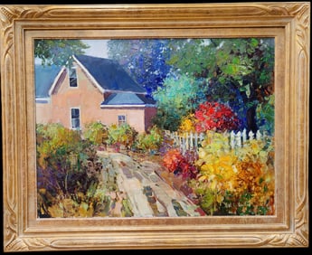 Kent R. Wallis O/C Titled Back Alley Splendor, 1997