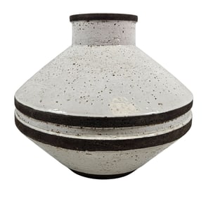 Mid Century Bitossi For Raymor Glazed Ceramic Vase