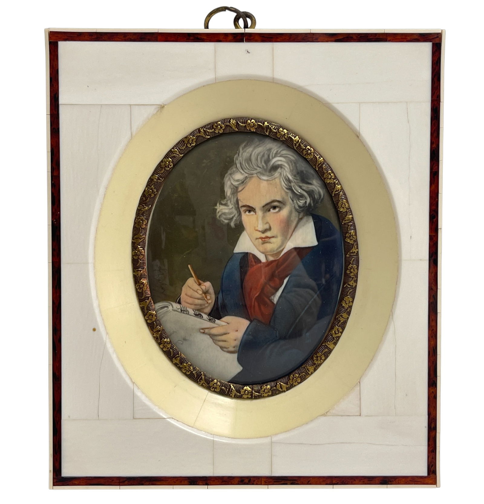 19th Century Portrait Miniature Ludwig van Beethoven (1 of 3)