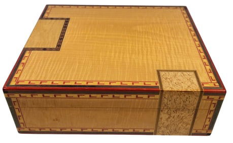 Elie Bleu Flora Fina Inlaid Wooden Humidor