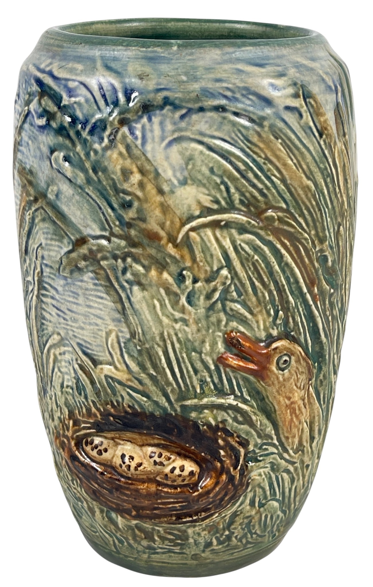 Arts & Crafts Weller Pottery Glendale Birds in Flight Vase (1 of 6)