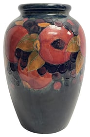 Large c1950 William Moorcroft Pomegranate Art Pottery Vase