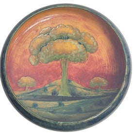 c1920 Large William Moorcroft Pottery Eventide Bowl