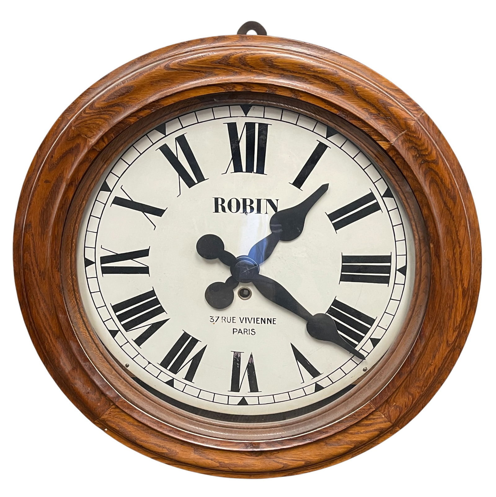 19th Century French Oak Wall Clock (1 of 6)
