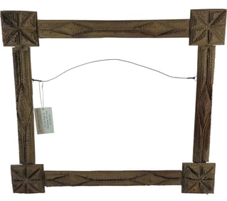 19th Century Tramp Art Frame