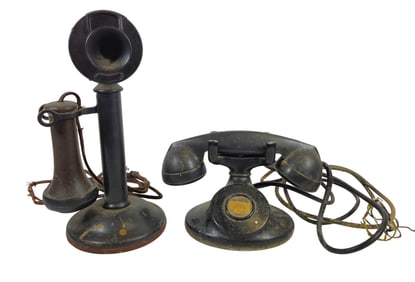 Lot of (2) Antique Phones