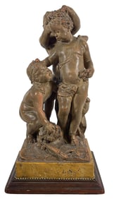 19th Century Louis-Simon Boizot Terracotta Grouping Allegory of Love