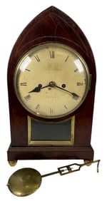 18th Century English Double Fusee Cathedral Clock