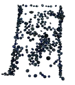 Loose Round Sapphires Weighing 39.6 Carats