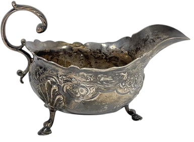 c1751 London Sterling Silver Sauce Boat