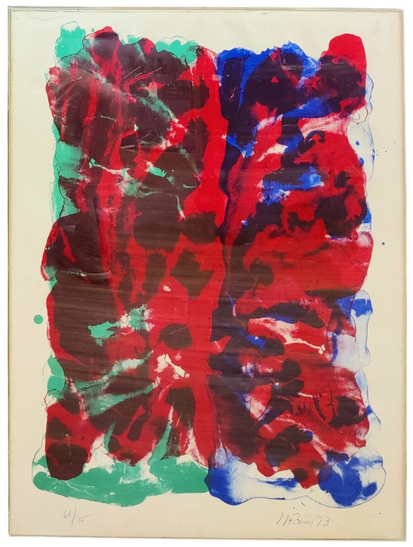 Jean McEwen L/E Abstract Color Screenprint, 1973 (1 of 4)