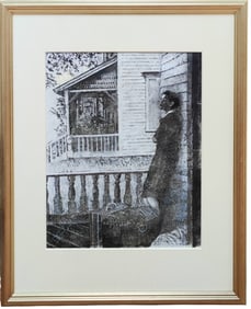 Ann Chernow M/M Drawing Titled Vagabond Dreams, 2002