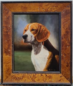 Laura Cassidy O/B Portrait of a Majestic Beagle