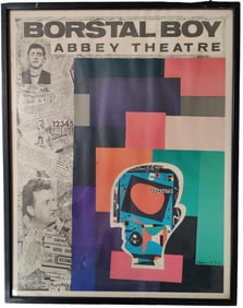Extremely Rare Michael Kane, Borstal Boy Poster, 1967