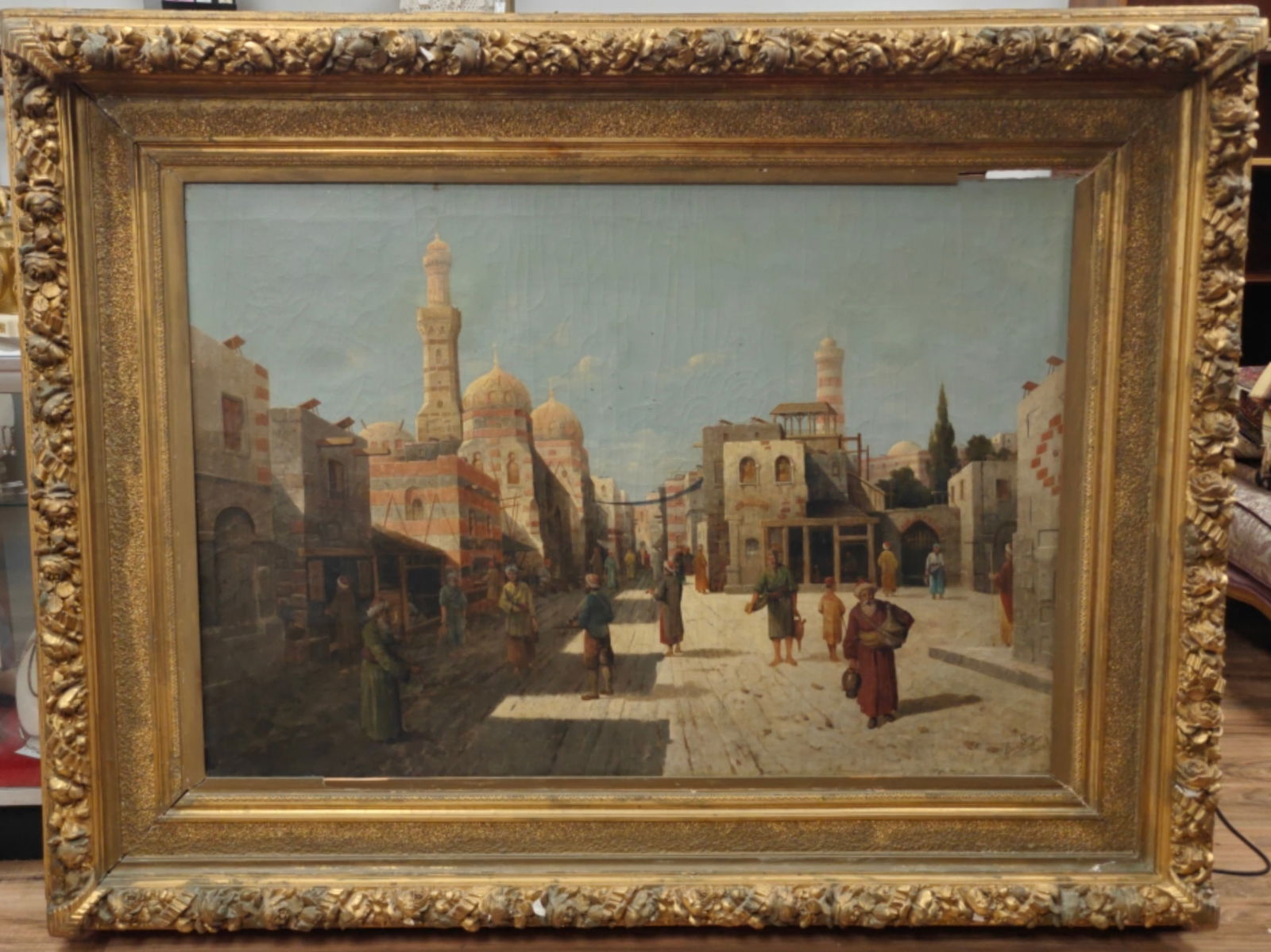 August Siegen Monumental & Massive Orientalist Cityscape (1 of 15)