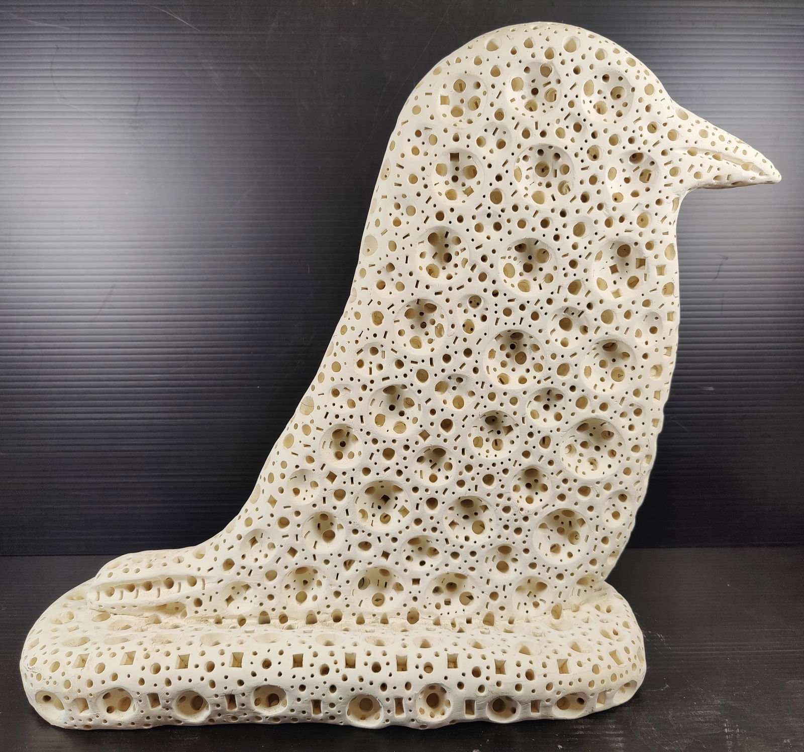 Alexander Ney Portrait Sculpture, Bird on a Integrated Base (1 of 8)