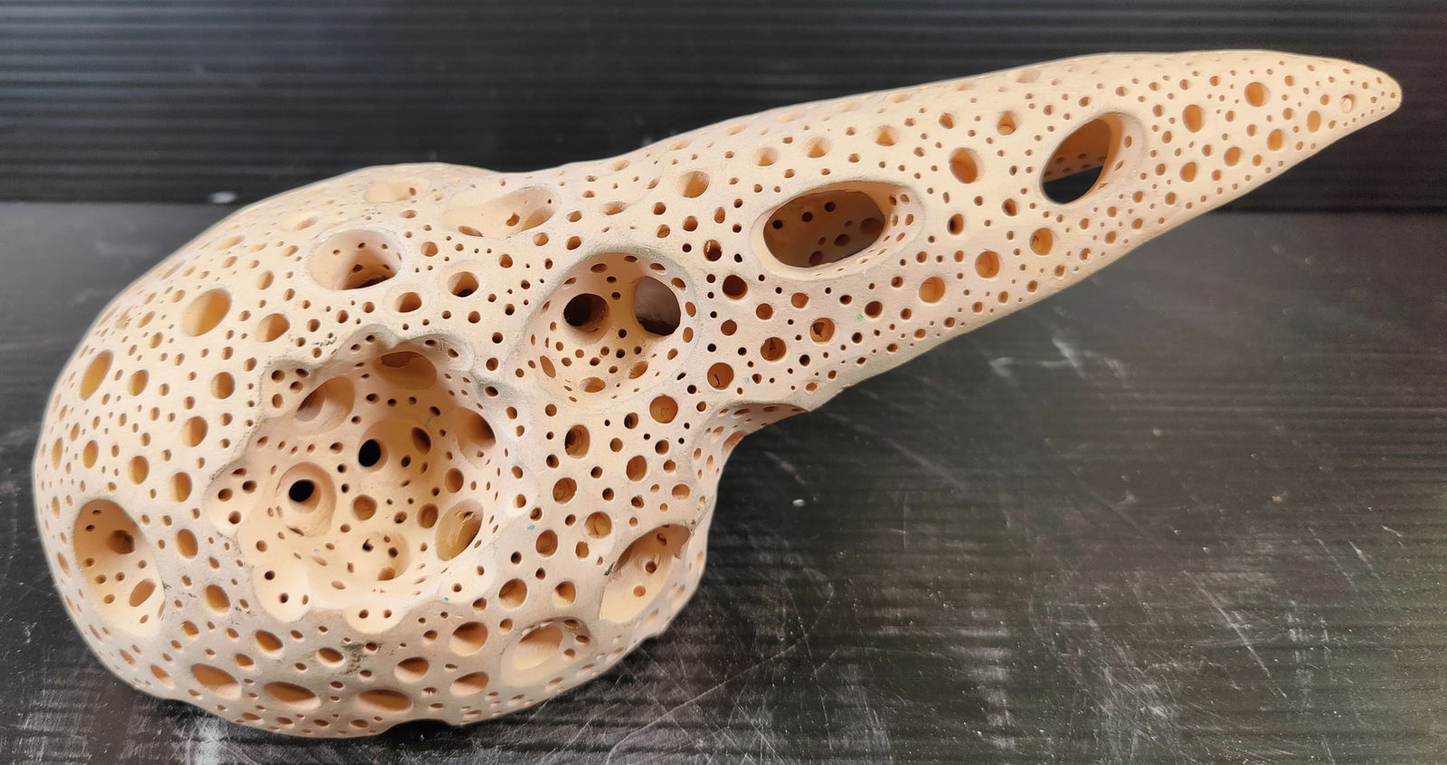 Alexander Ney Terracotta Abstract Bird Skull Sculpture (1 of 8)