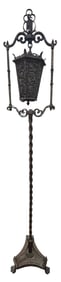 Attb Oscar Bach Bronze Art Deco Hanging Floor Lamp