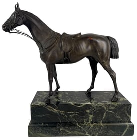 c1900 Franz Bergmann Bronze Figure of a Horse