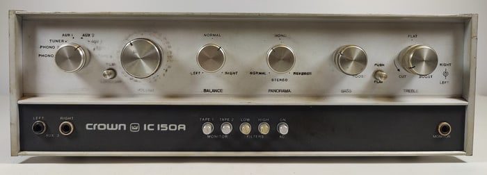 Crown Audio Model ICA IC-150A Stereo Preamplifier