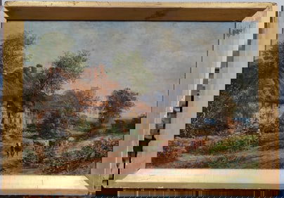 Thomas Thomas O/B Pastoral Bucolic Landscape