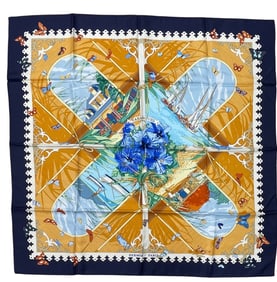 Hermes Varangues Silk Scarf Dimitri Rybaltchenko
