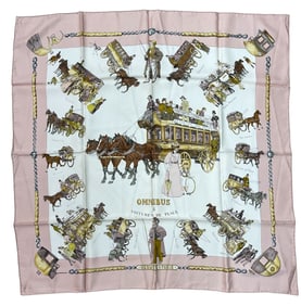 Hermes Omnibus et Voiture de Place Philippe Ledoux Silk Scarf